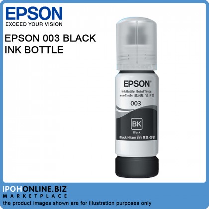 EPSON INK BOTTLE C/M/Y/K 65ML FOR EPSON L1110/L3100/L3101/L3110/L3150/L5190-BULK PACK (NO BOX)